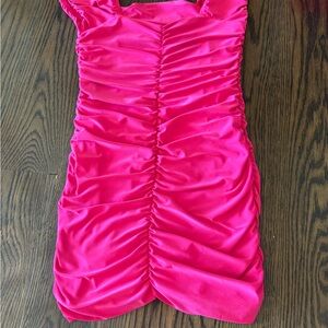 Vibrant Pink Kids Dress